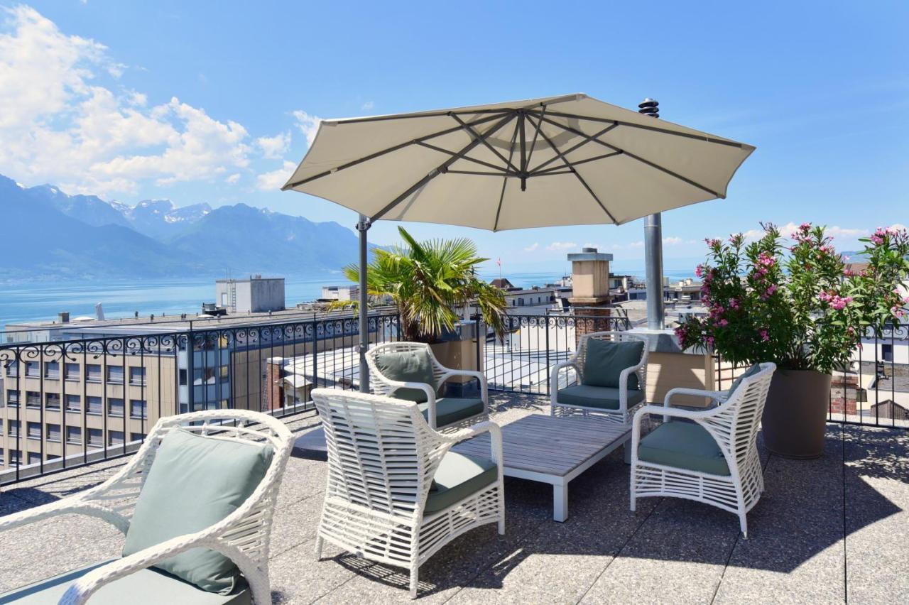 J5 Hotels Helvetie&La Brasserie Montreux Buitenkant foto