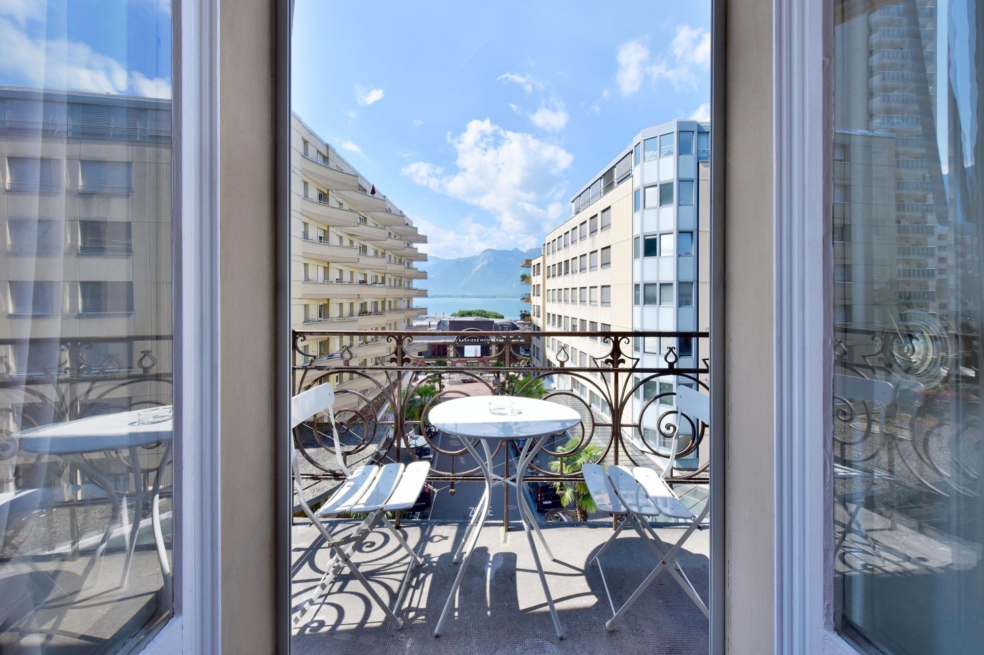 J5 Hotels Helvetie&La Brasserie Montreux Buitenkant foto